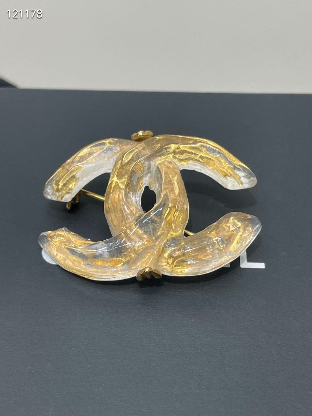 Chanel Chanel Resin Double C Logo Brooch Size ONE SIZE - 8 Thumbnail
