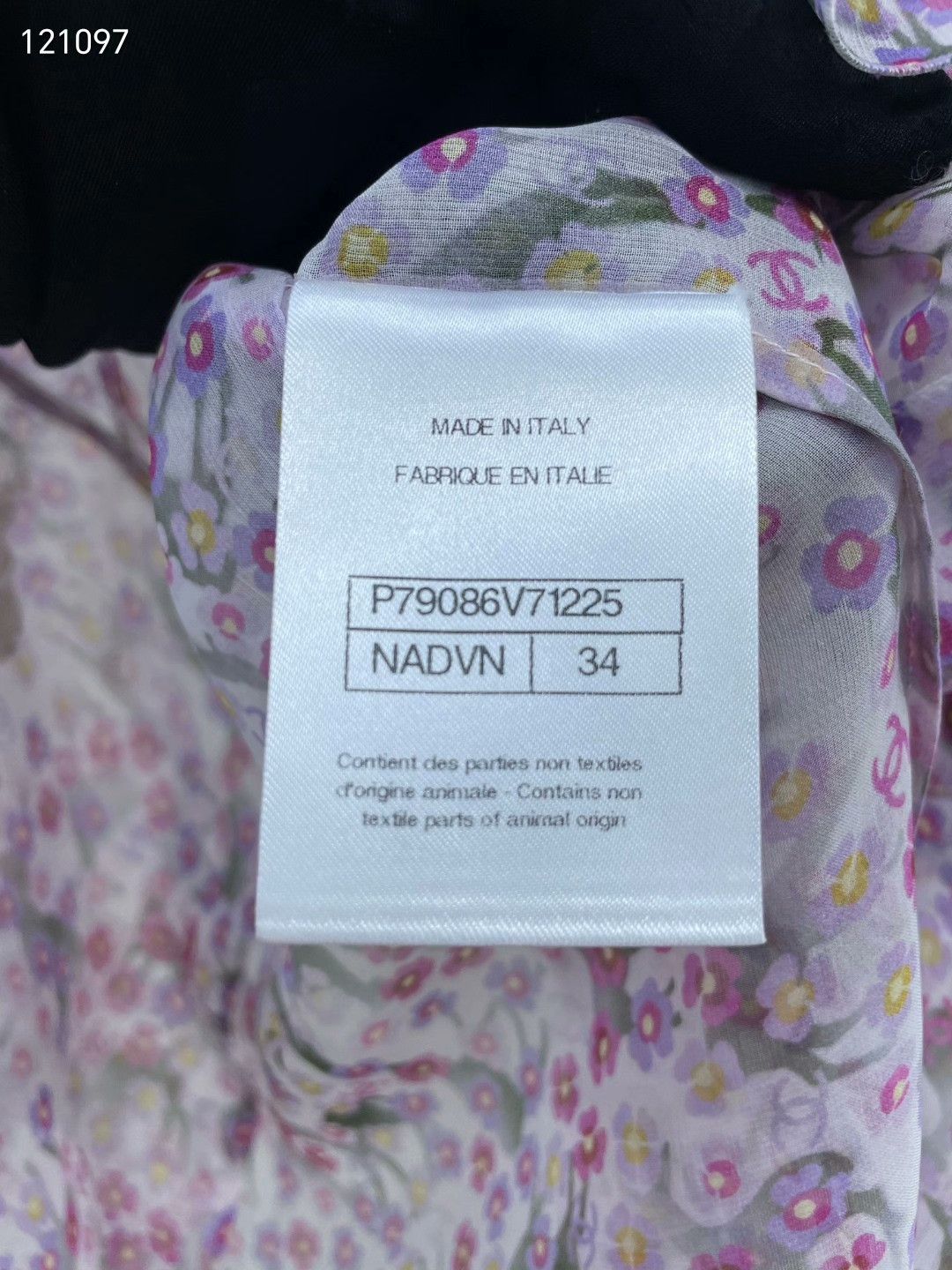 Chanel Chanel 25P Floral Ruffled Silk Blouse Size XXS / US 00 / IT 34 - 7 Thumbnail