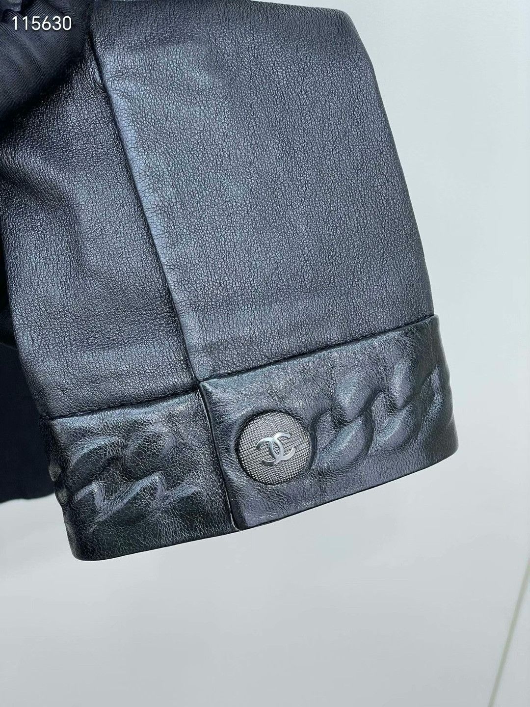 Chanel Chanel Black Shirt Leather Jacket Size XS / US 0-2 / IT 36-38 - 4 Thumbnail