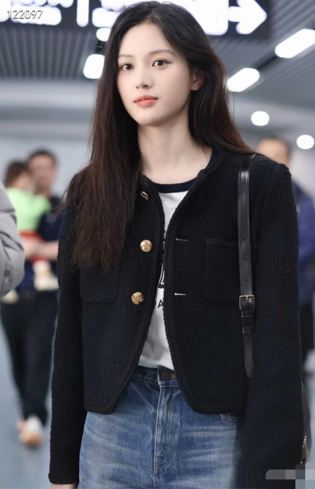 Celine Celine Tweed Black Gold Coat Size S / US 4 / IT 40 - 8 Thumbnail