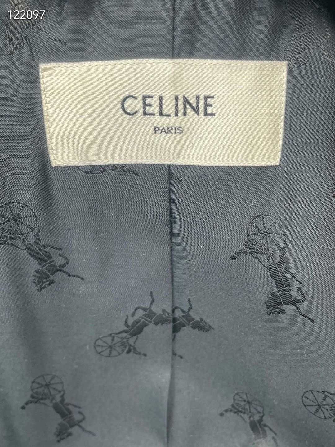 Celine Celine Tweed Black Gold Coat Size S / US 4 / IT 40 - 5 Thumbnail