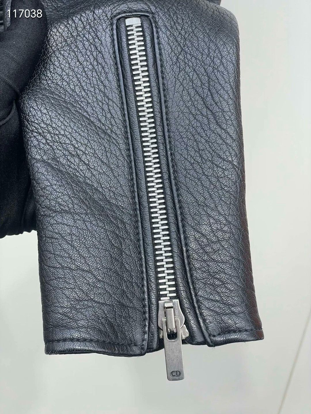 Dior Dior Embroidered Beaded Biker Leather Jacket Size XXS / US 00 / IT 34 - 8 Thumbnail