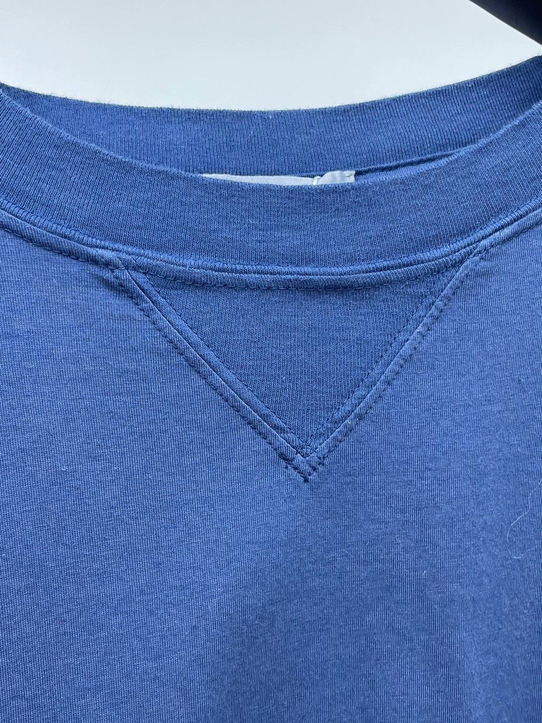 Dior Dior Blue Embroidered Letter Round Neck T-shirt Size S / US 4 / IT 40 - 4 Thumbnail