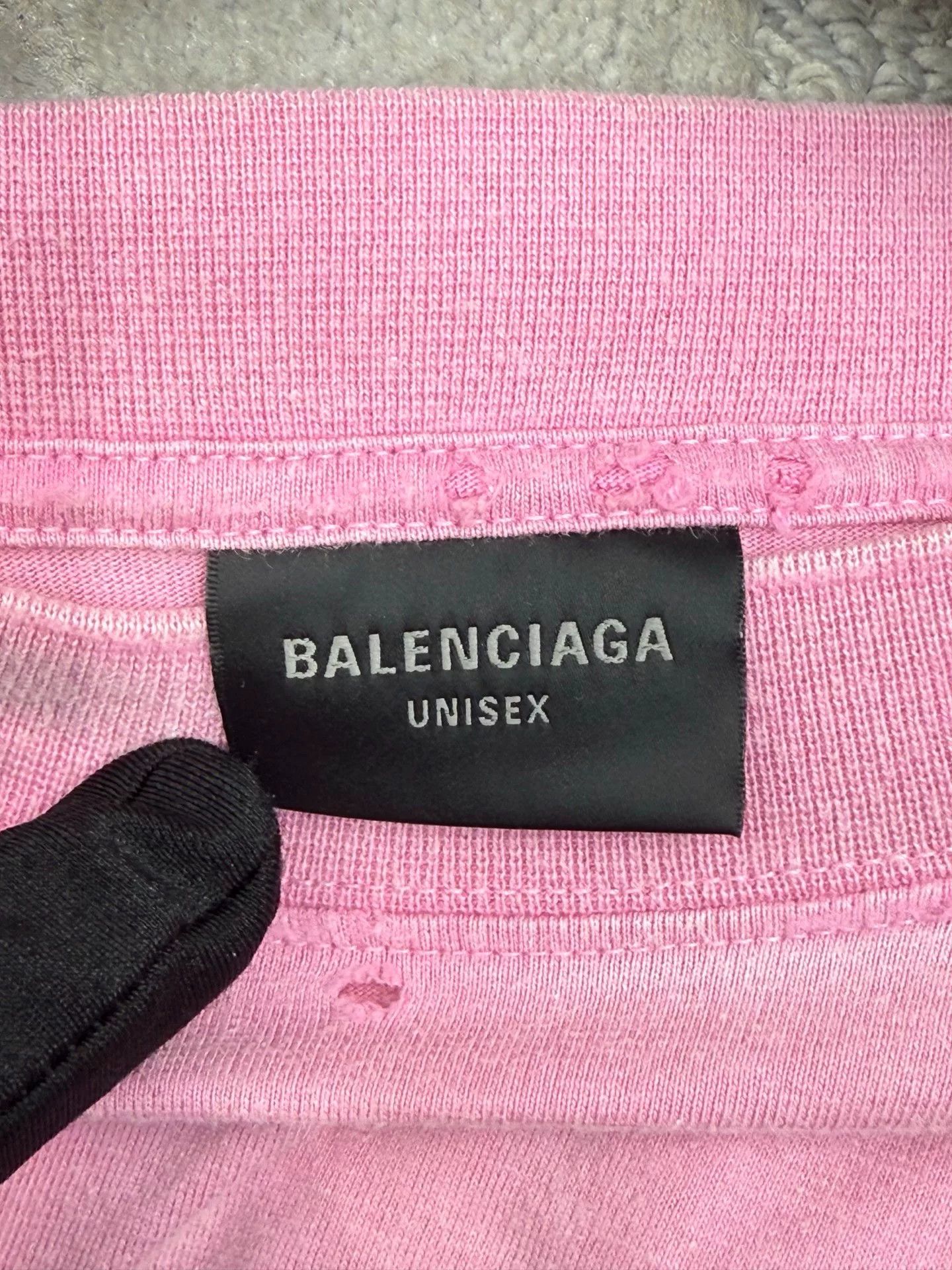 Balenciaga Balenciaga Pink Graffiti Short Sleeve Size L / US 10 / IT 46 - 5 Thumbnail
