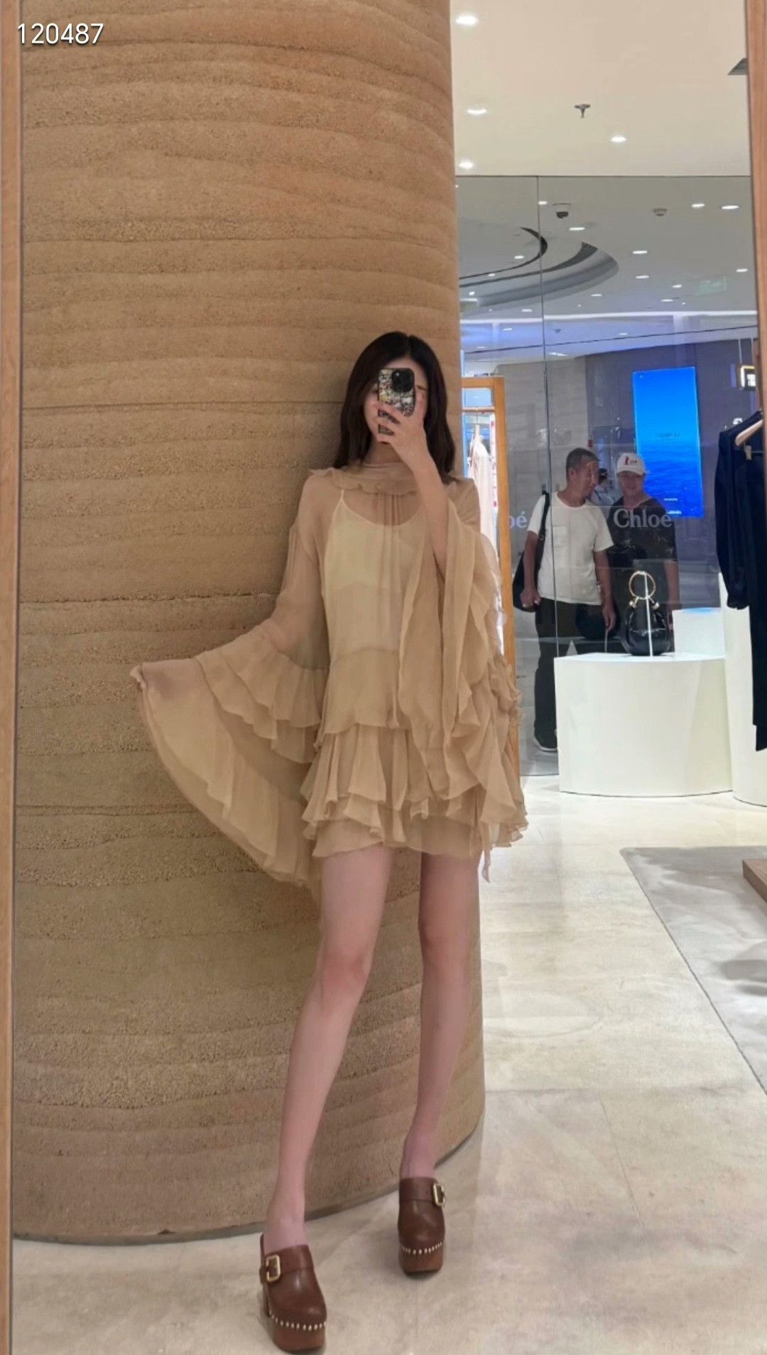 Chloe Chloe Lace Backless Silk Fairy Dress Size S / US 4 / IT 40 - 9 Thumbnail
