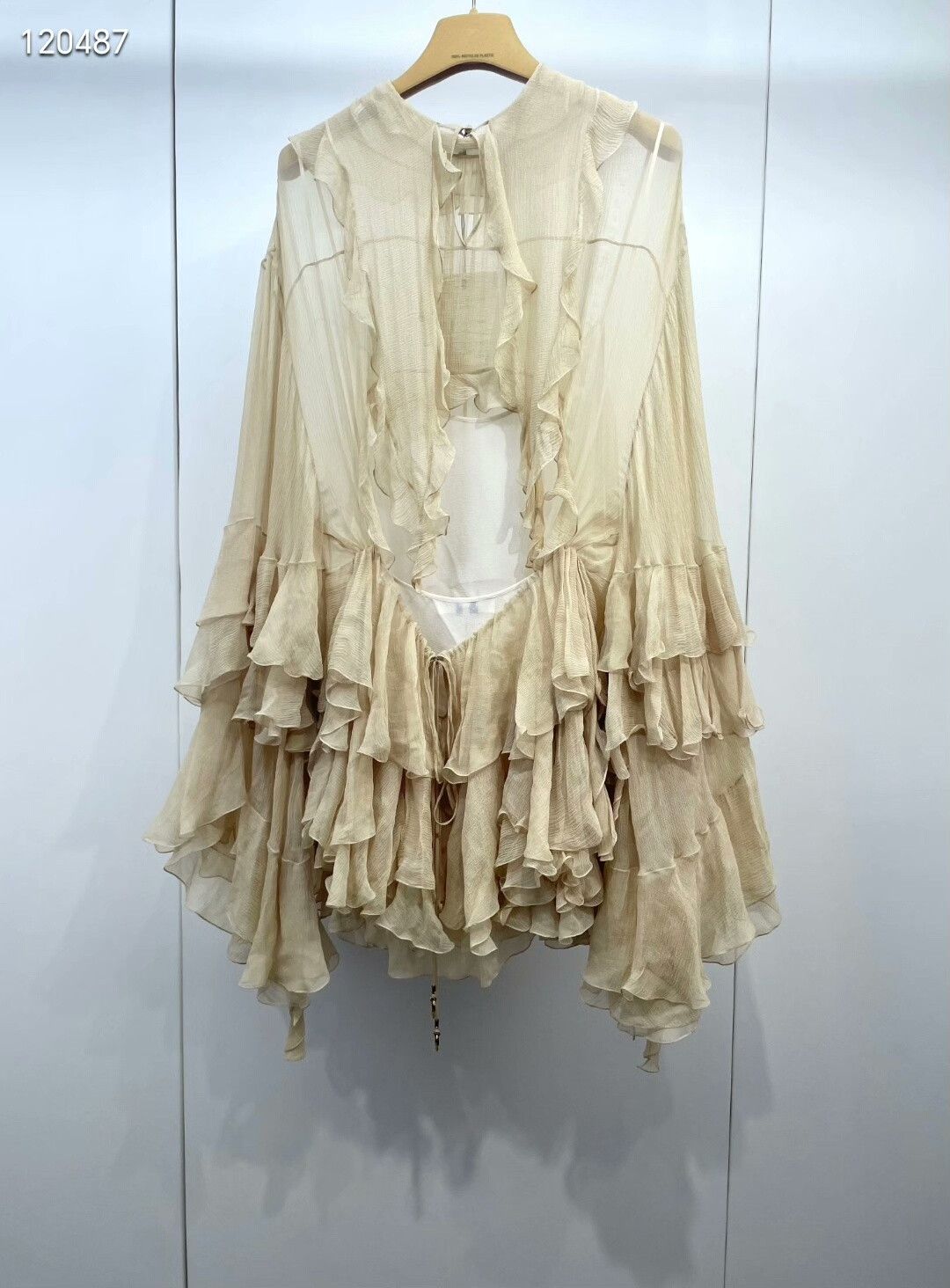 Chloe Chloe Lace Backless Silk Fairy Dress Size S / US 4 / IT 40 - 2 Thumbnail