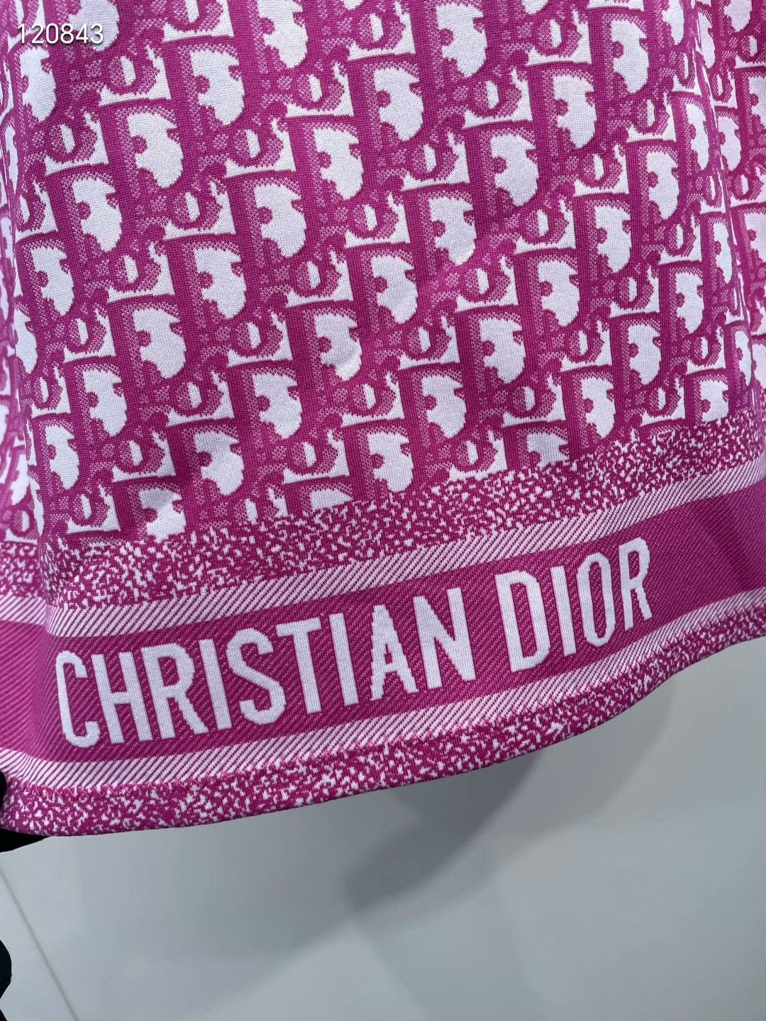 Dior Dior All-Over Print Short-Sleeve Top Size XS / US 0-2 / IT 36-38 - 3 Thumbnail