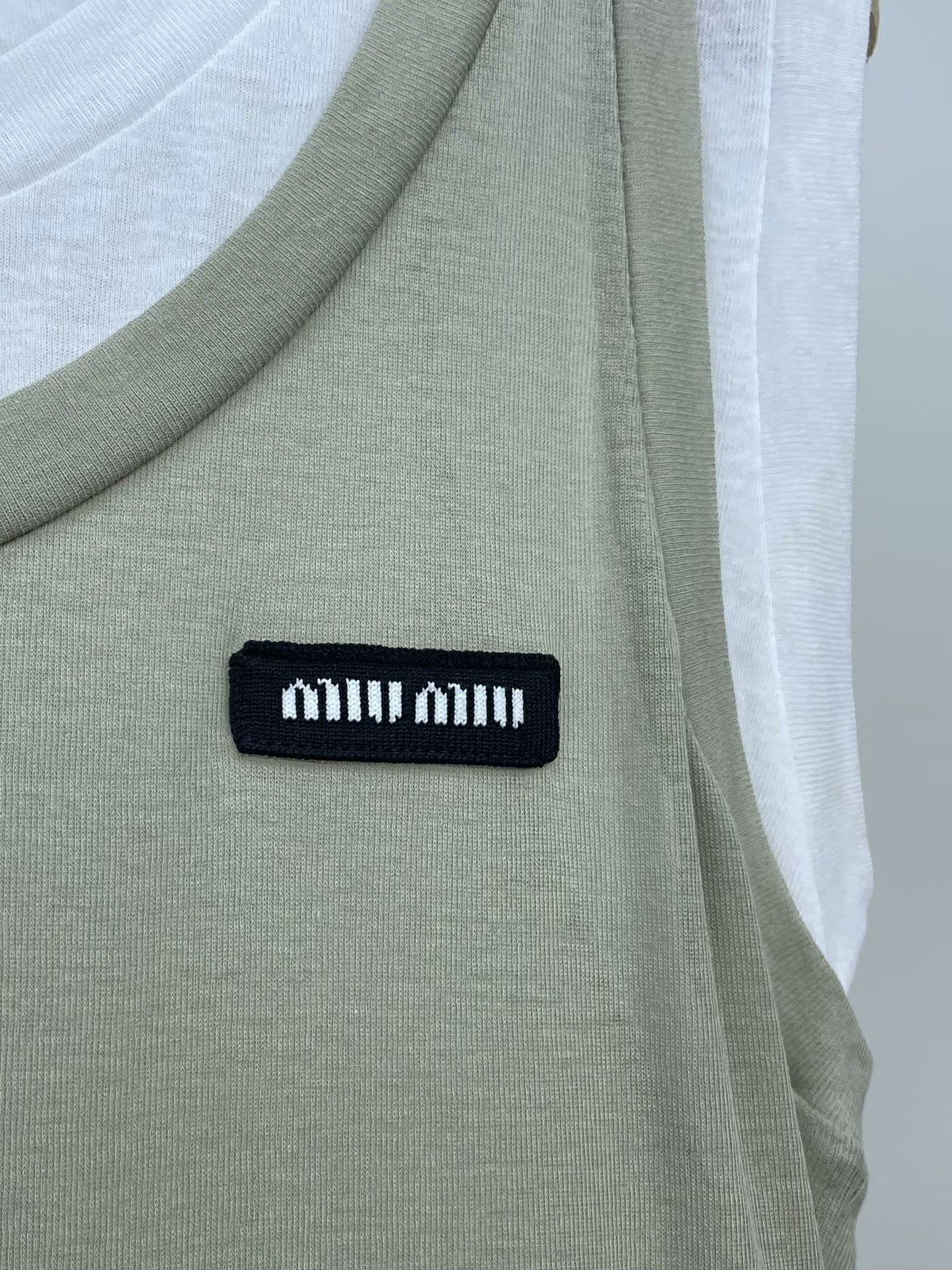 Miu Miu Miu Miu 25 New Fake Two-Piece Vest Size XS / US 0-2 / IT 36-38 - 3 Thumbnail