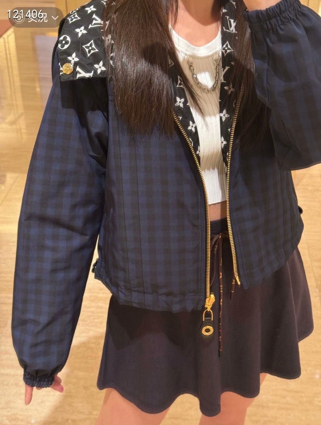 Louis Vuitton LV 2025 Plaid Monogram Reversible Jacket Size US XXS / EU 40 - 9 Thumbnail
