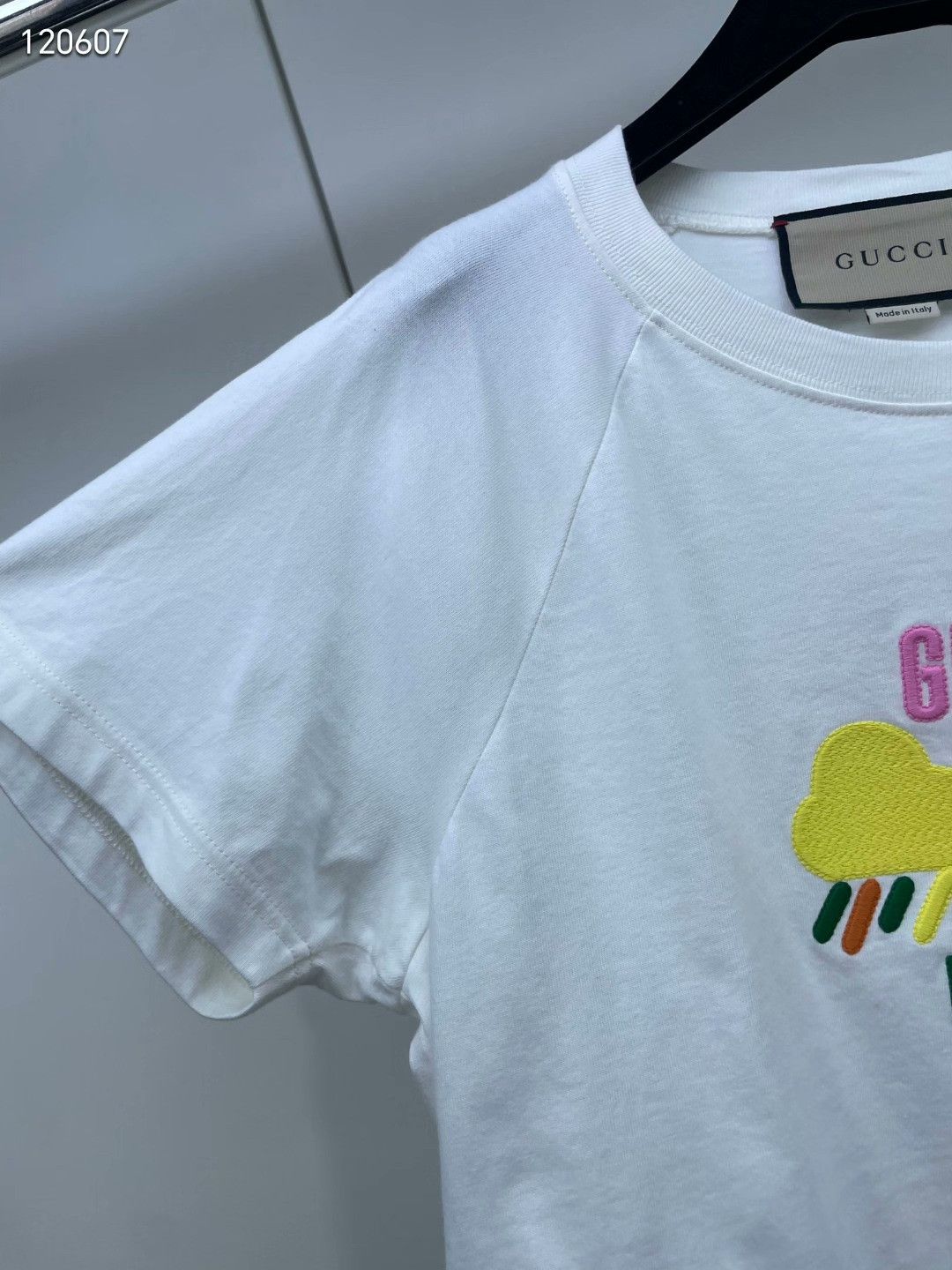 Gucci Gucci Embroidered Weather Pattern Tee Size L / US 10 / IT 46 - 4 Thumbnail