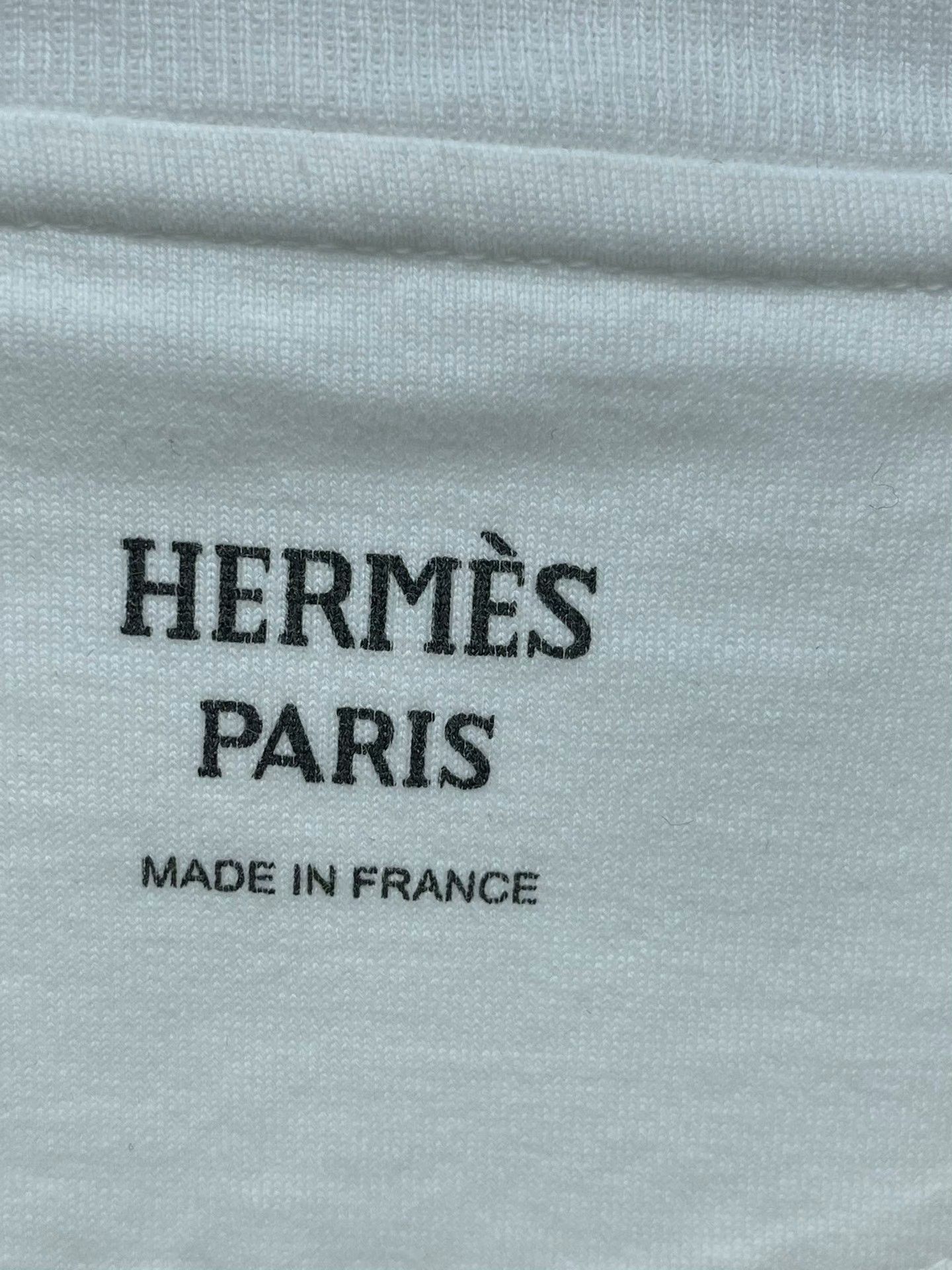Hermes Hermes White Short-Sleeve T-Shirt Size XS / US 0-2 / IT 36-38 - 4 Thumbnail