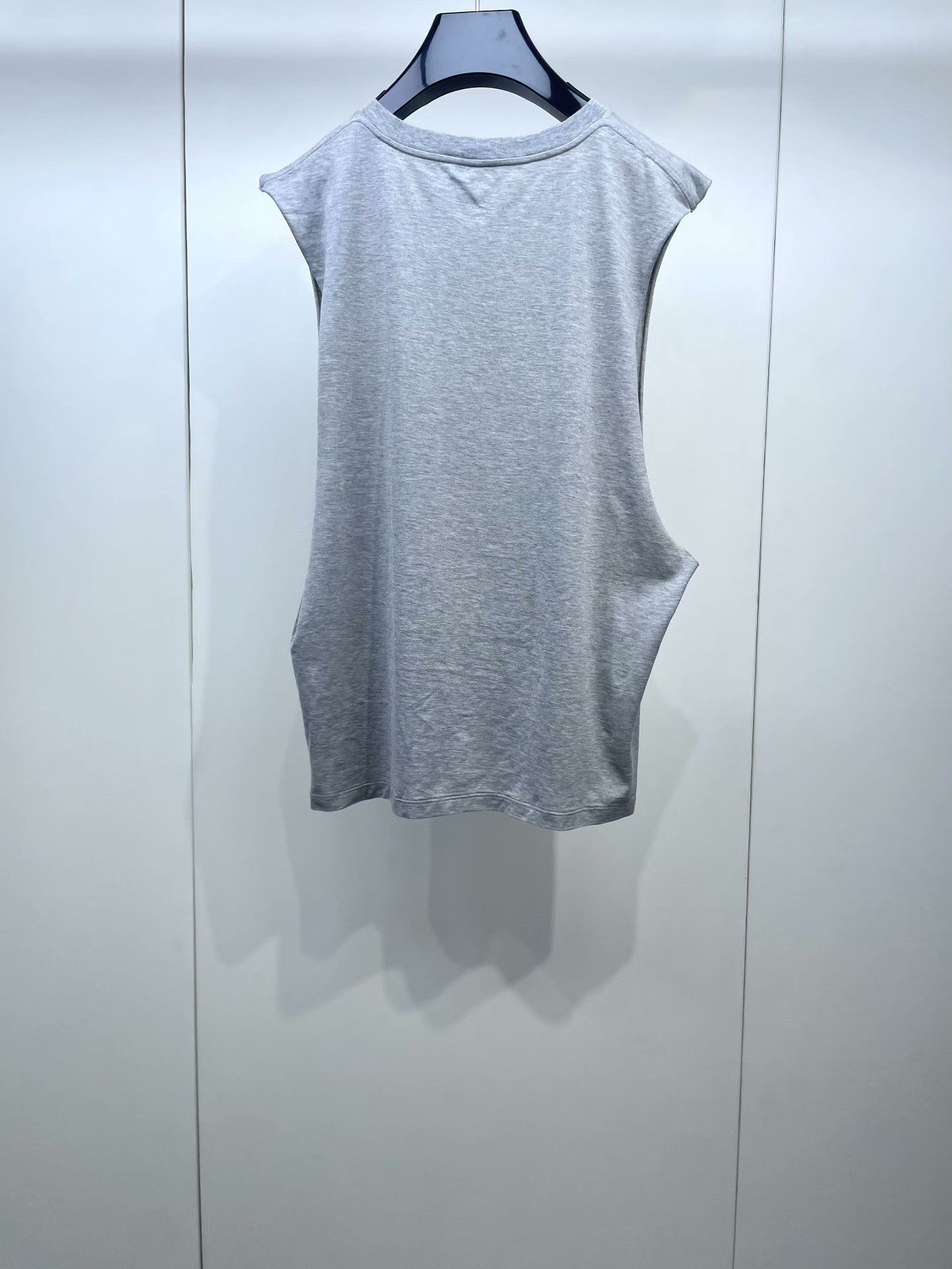Celine Celine Gray Letter Sleeveless Tank Size XS / US 0-2 / IT 36-38 - 2 Thumbnail