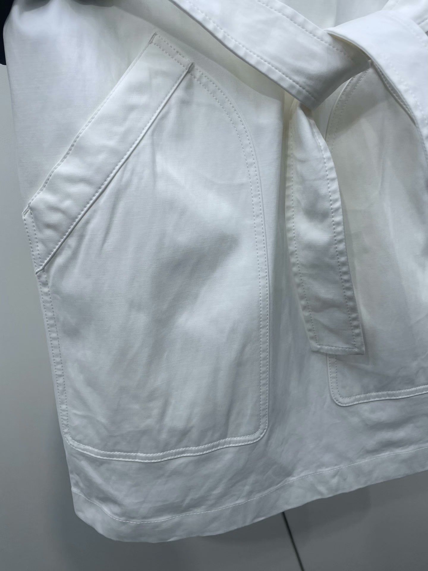 Hermes Hermes Fall/Winter 23 White Utility Dress Size XXS / US 00 / IT 34 - 4 Thumbnail
