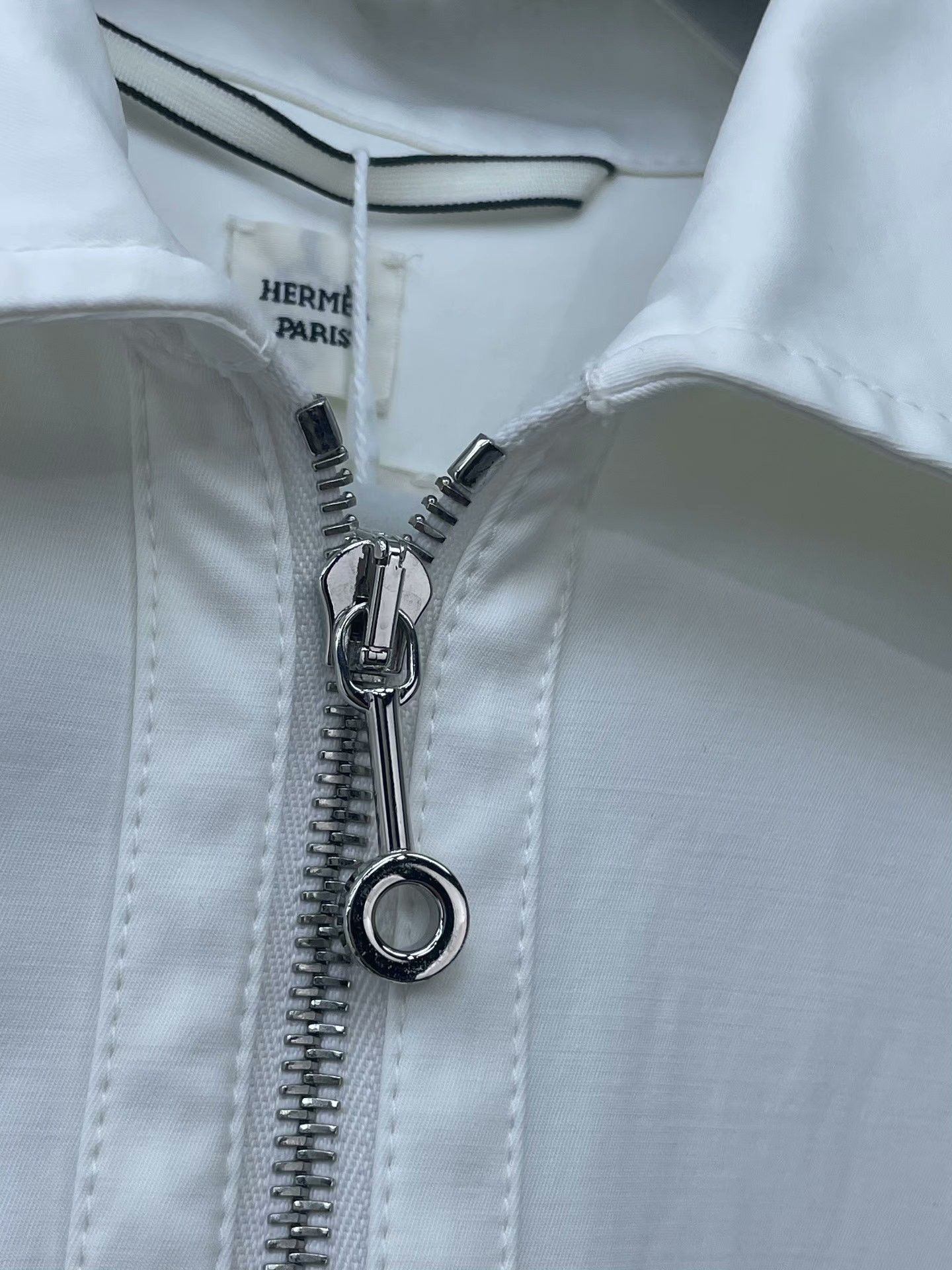 Hermes Hermes Fall/Winter 23 White Utility Dress Size XXS / US 00 / IT 34 - 3 Thumbnail
