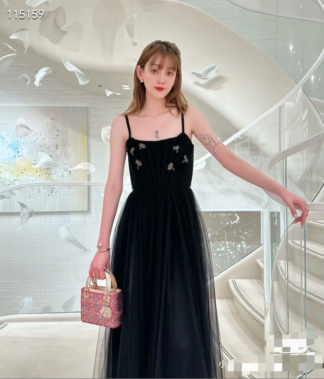 Dior Dior 2024 Dragonfly Studded Evening Gown Size XXS / US 00 / IT 34 - 8 Thumbnail