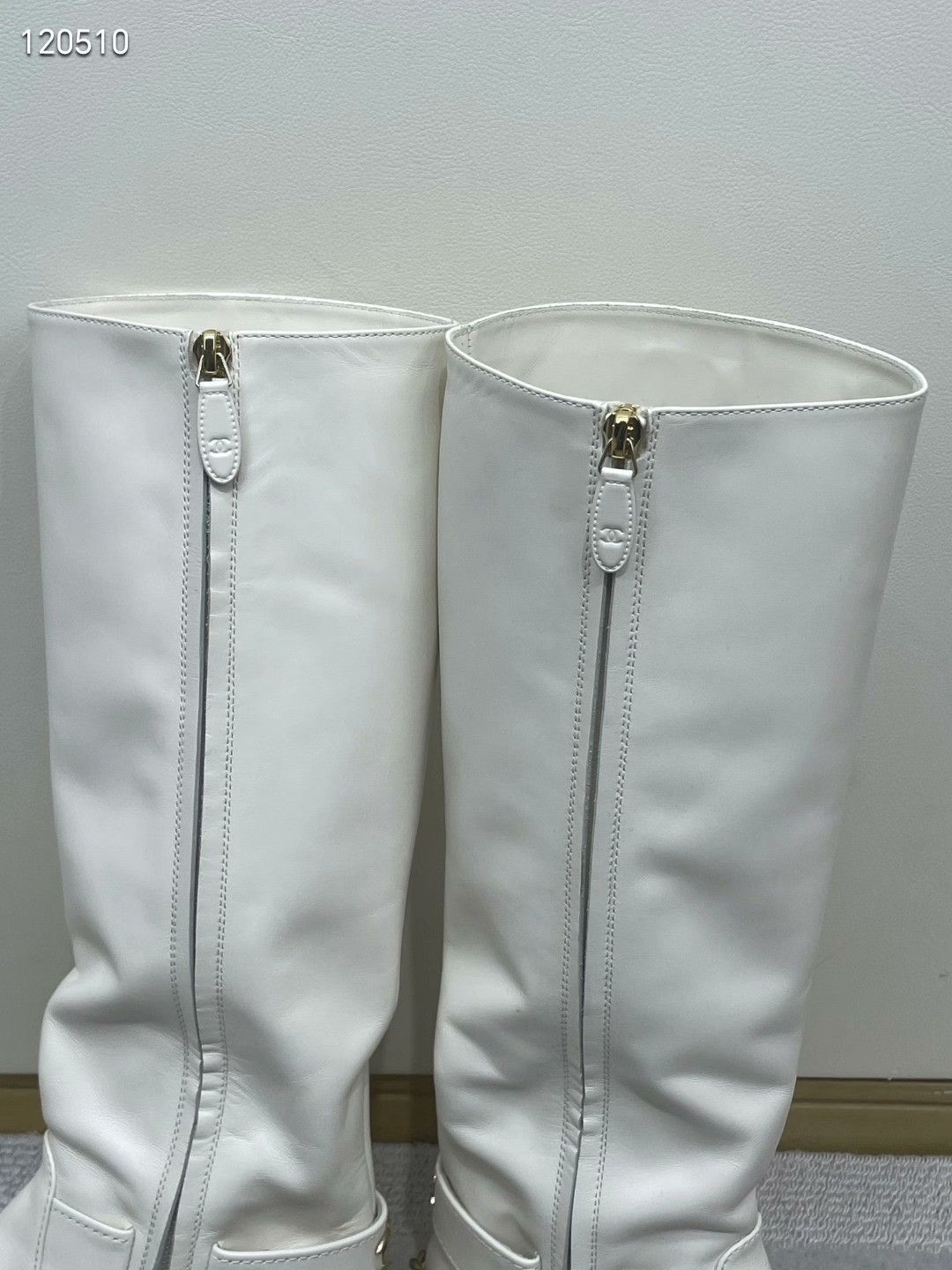 Chanel Chanel Chain Knight Boots Size US 5 / IT 35 - 6 Thumbnail