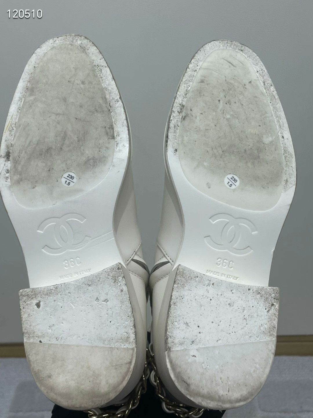 Chanel Chanel Chain Knight Boots Size US 5 / IT 35 - 3 Thumbnail