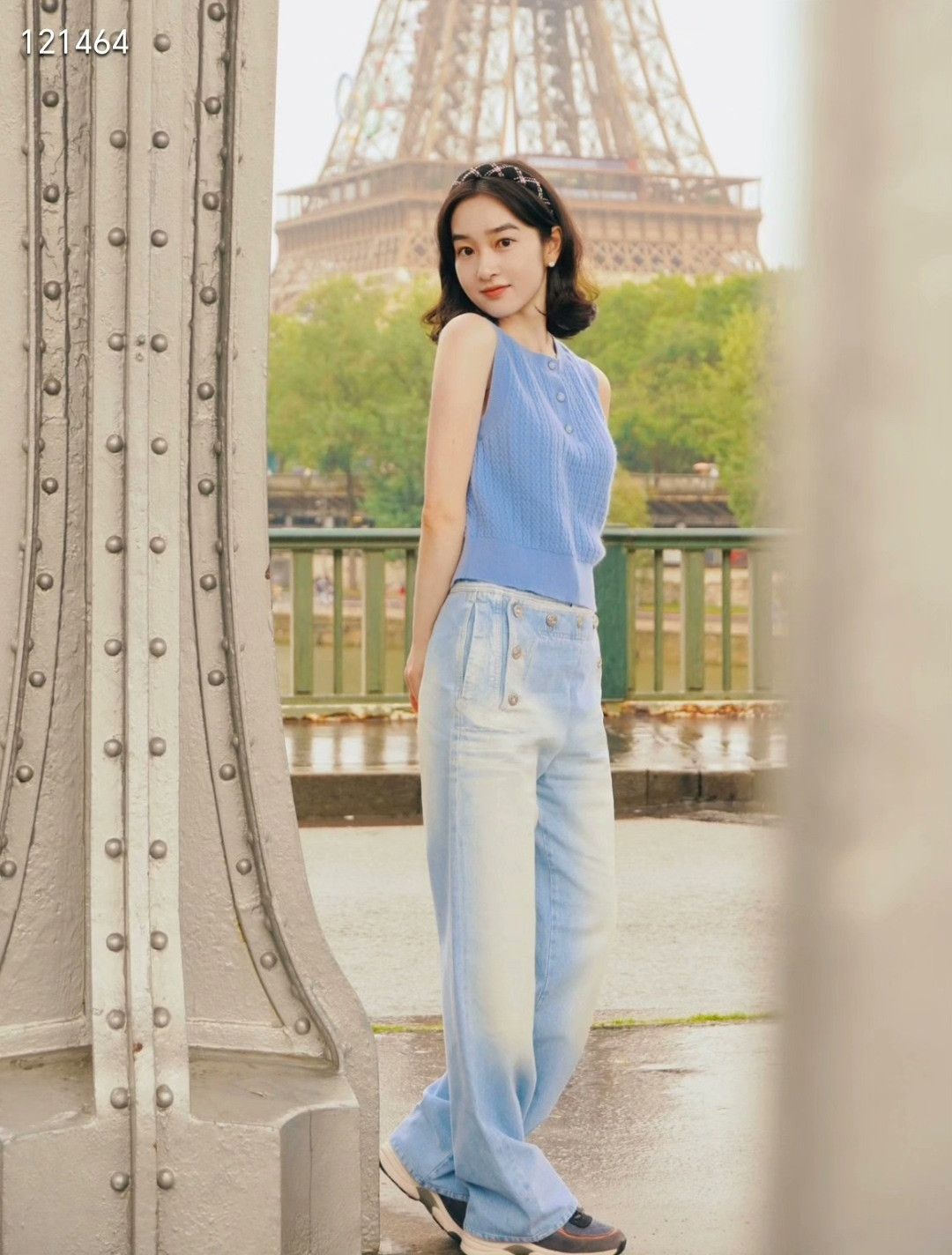 Chanel Chanel 24B Blue Knit Cashmere Vest Size XXS / US 00 / IT 34 - 8 Thumbnail