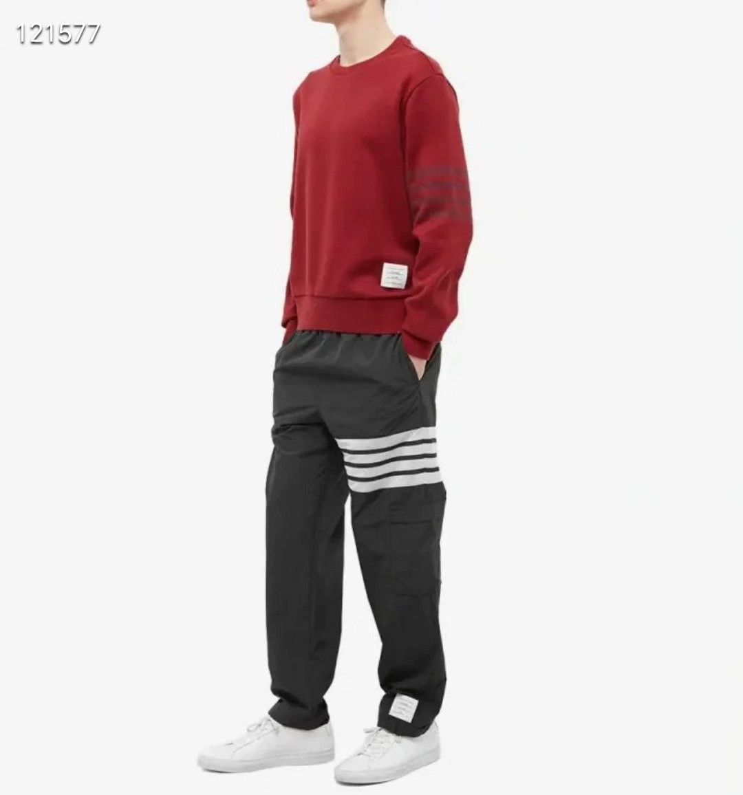 Thom Browne Thom Browne Crewneck Sweatshirt Size US XL / EU 56 / 4 - 8 Thumbnail