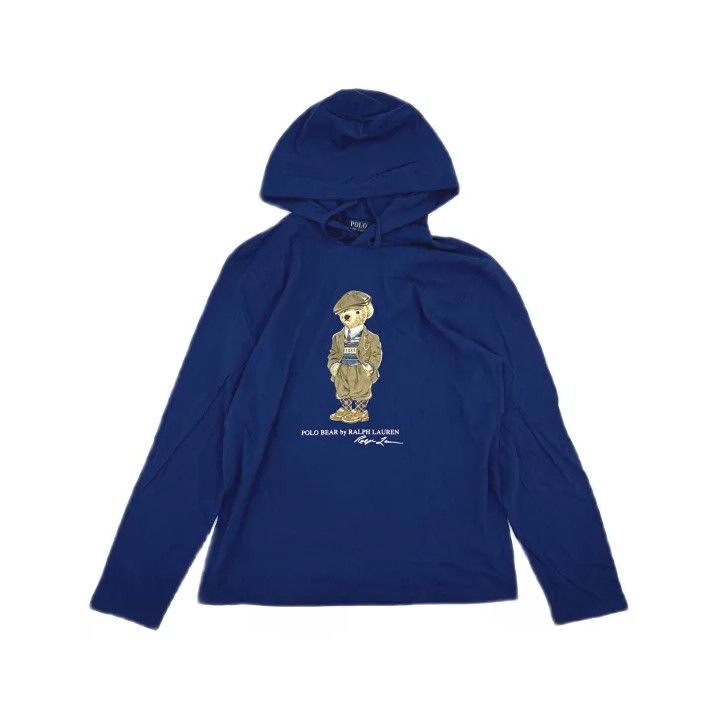 Polo Ralph Lauren Polo Ralph Lauren Bear Print Hooded Long-Sleeve T-Shirt Size US M / EU 48-50 / 2 - 2 Thumbnail