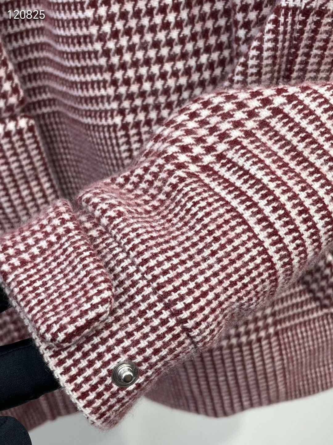 Loro Piana Loro Piana Fur Collar Houndstooth Quilted Coat Size S / US 4 / IT 40 - 4 Thumbnail