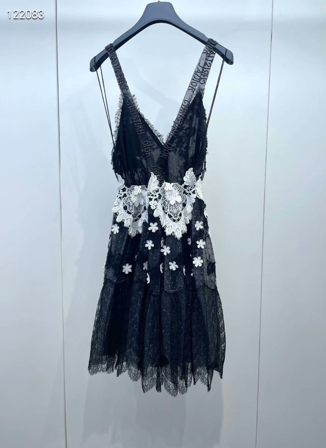 Dior Dior Rhinestone Letter Backless Dress Size XXS / US 00 / IT 34 - 2 Thumbnail