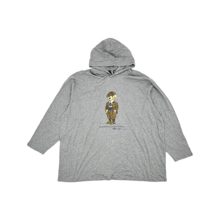Polo Ralph Lauren Polo Ralph Lauren Cartoon Bear Hooded Long-Sleeve T-Shirt Size US XL / EU 56 / 4 - 2 Thumbnail