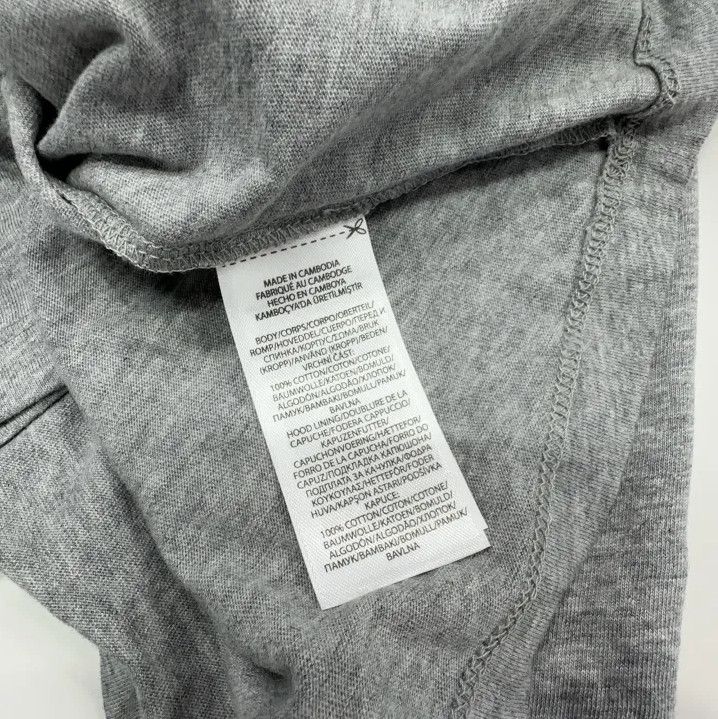 Polo Ralph Lauren Polo Ralph Lauren Gray Hooded Long-Sleeve T-Shirt Size US XXL / EU 58 / 5 - 6 Thumbnail