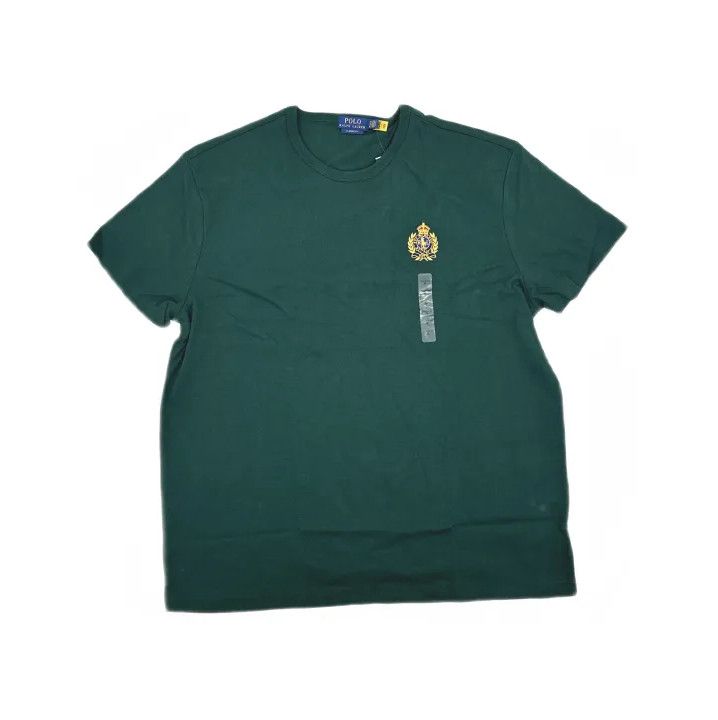 Polo Ralph Lauren Polo Ralph Lauren Embroidered Solid Crew Neck Tee Size US XL / EU 56 / 4 - 2 Thumbnail