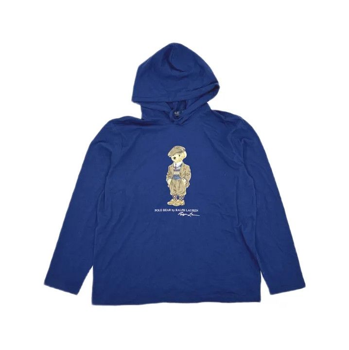Polo Ralph Lauren Polo Ralph Lauren Patterned Hooded Long-Sleeve T-Shirt Size US XL / EU 56 / 4 - 2 Thumbnail