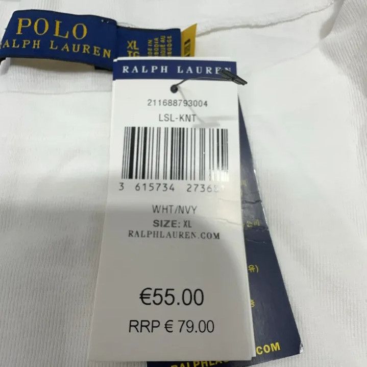 Polo Ralph Lauren Polo Ralph Lauren Striped Long-Sleeve Crewneck T-Shirt Size US XL / EU 56 / 4 - 5 Thumbnail