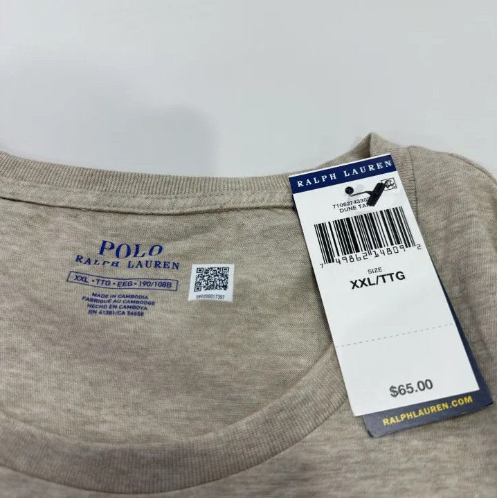 Polo Ralph Lauren Polo Ralph Lauren FW22 Solid Crewneck Long-Sleeve T-Shirt Size US XXL / EU 58 / 5 - 4 Thumbnail