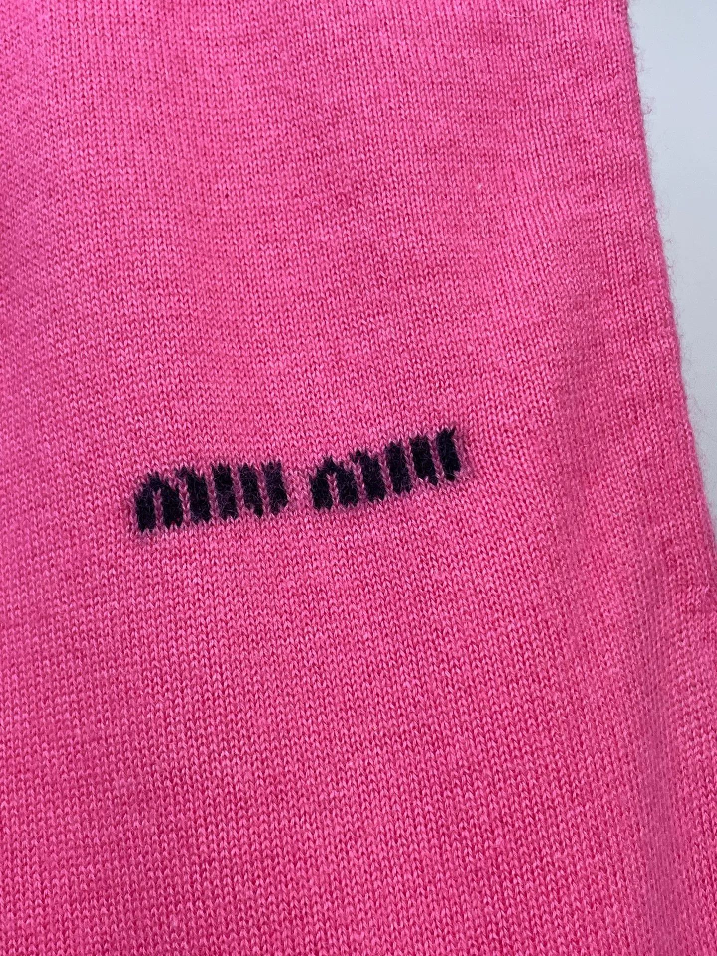 Miu Miu Miu Miu 2025 Letter Logo Knit Vest Size XS / US 0-2 / IT 36-38 - 3 Thumbnail