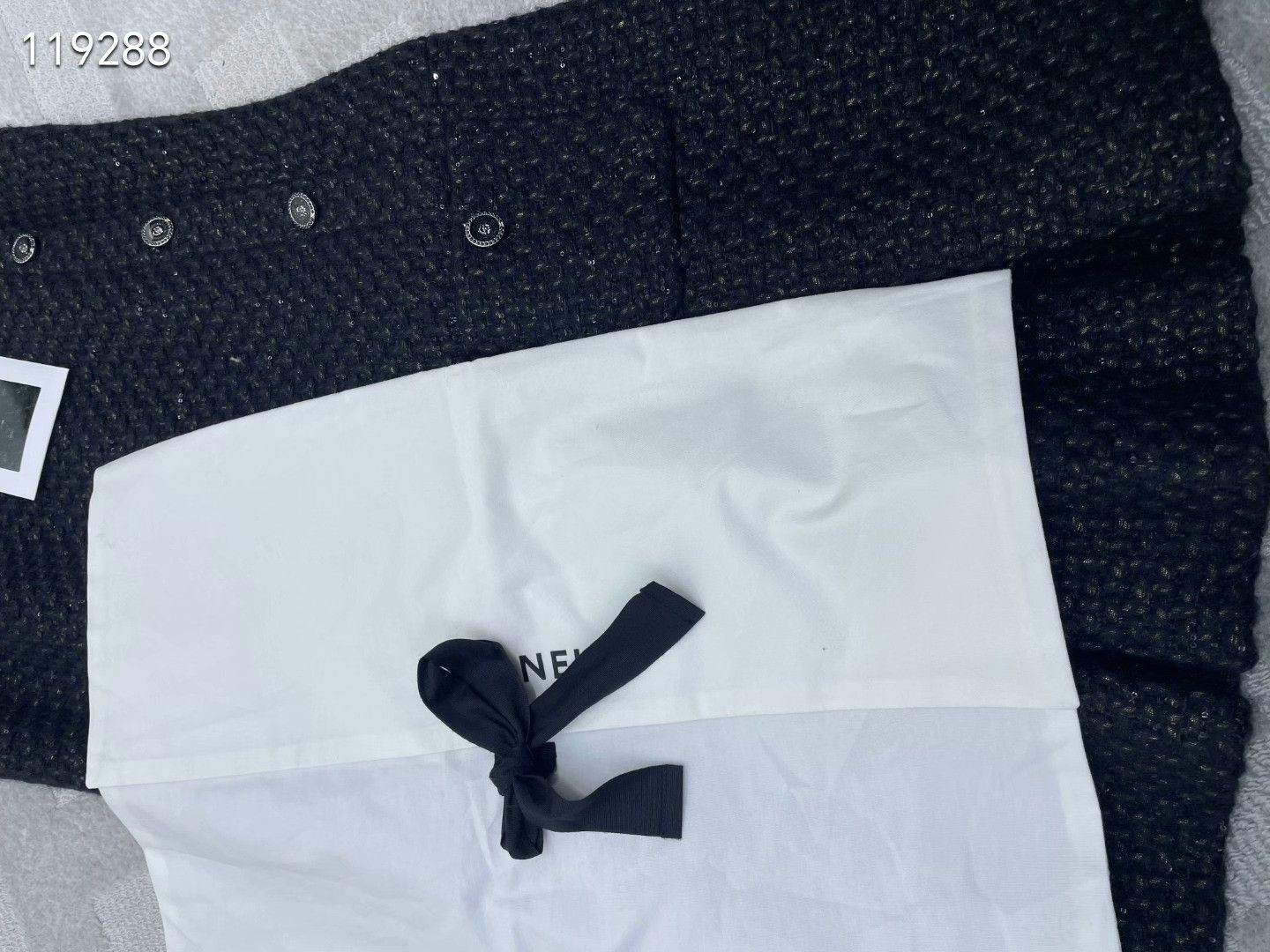 Chanel Chanel 25A Black Gold Tweed Dress Size S / US 4 / IT 40 - 6 Thumbnail