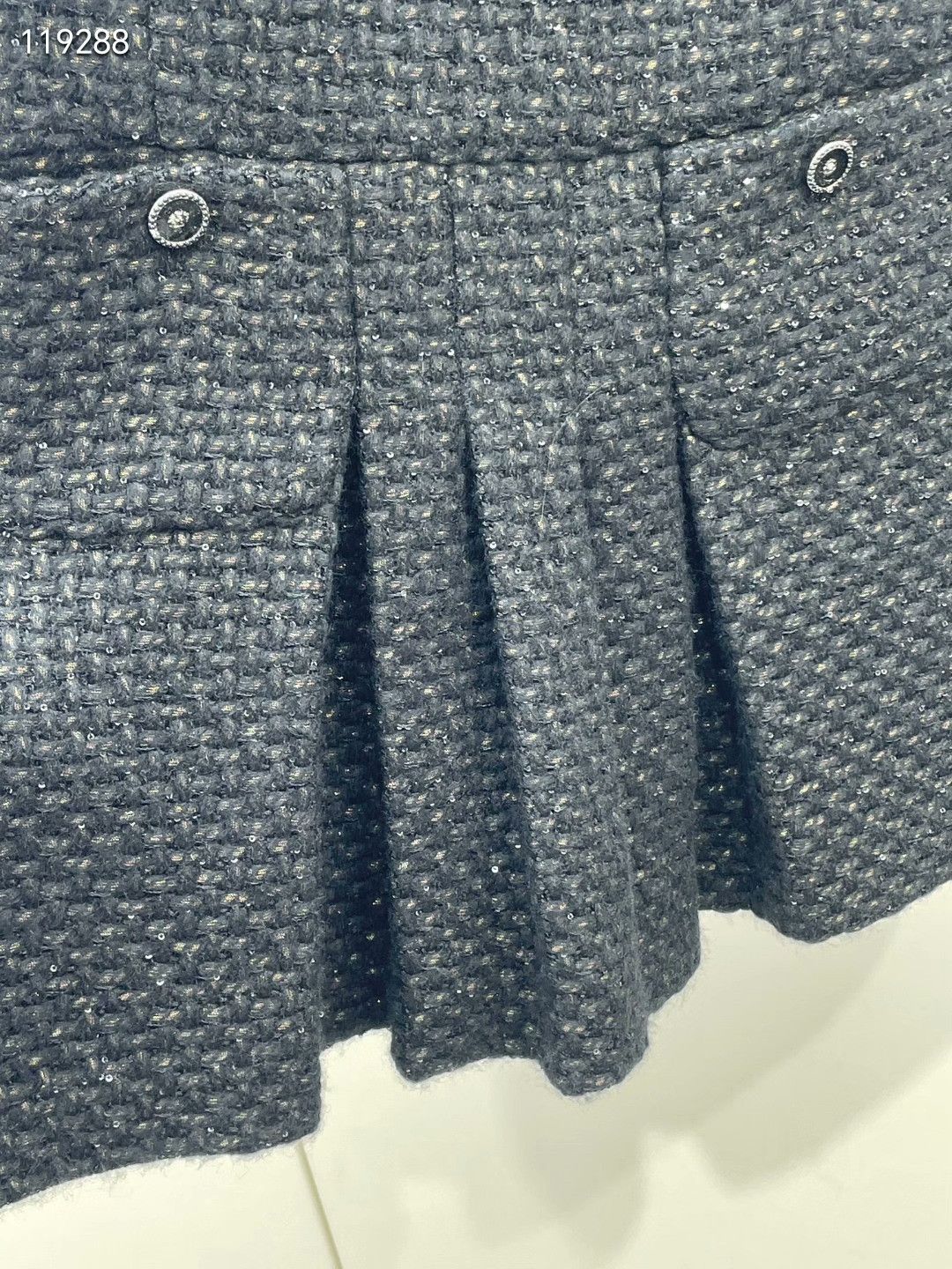 Chanel Chanel 25A Black Gold Tweed Dress Size S / US 4 / IT 40 - 4 Thumbnail