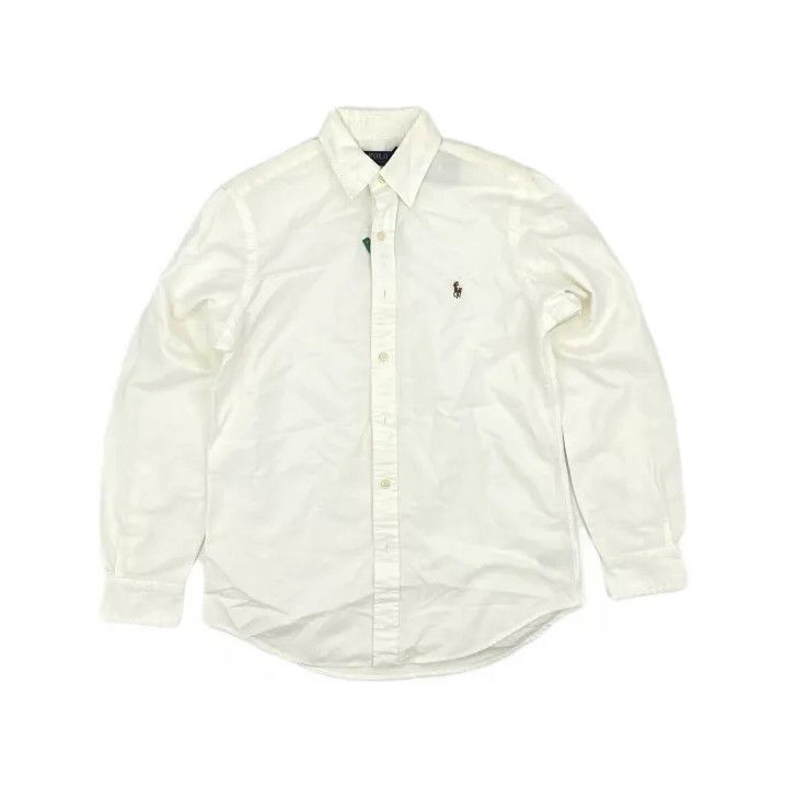 Polo Ralph Lauren Polo Ralph Lauren Men's White Long-Sleeve Button-Up Shirt Size US S / EU 44-46 / 1 - 2 Thumbnail