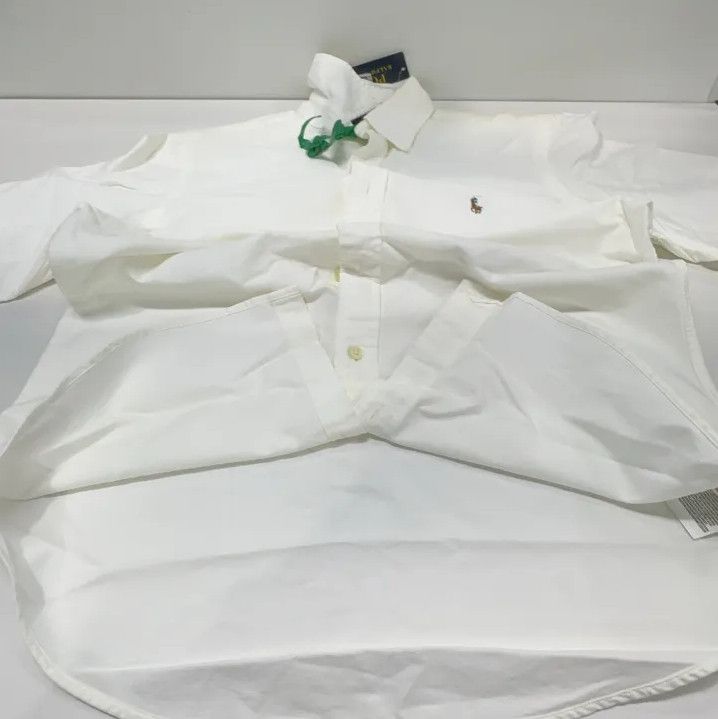 Polo Ralph Lauren Polo Ralph Lauren Men's White Long-Sleeve Button-Up Shirt Size US S / EU 44-46 / 1 - 9 Thumbnail