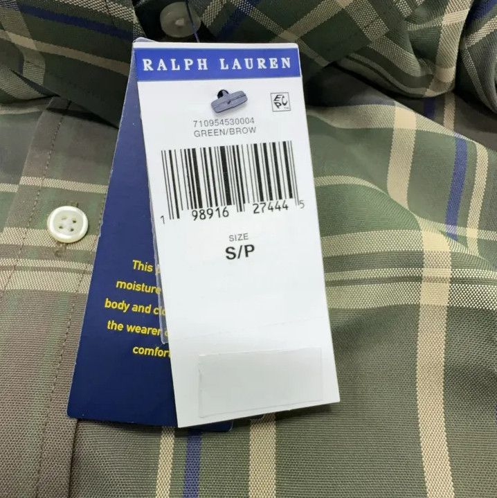 Polo Ralph Lauren Polo Ralph Lauren Green Plaid Long-Sleeve Shirt Size US S / EU 44-46 / 1 - 4 Thumbnail