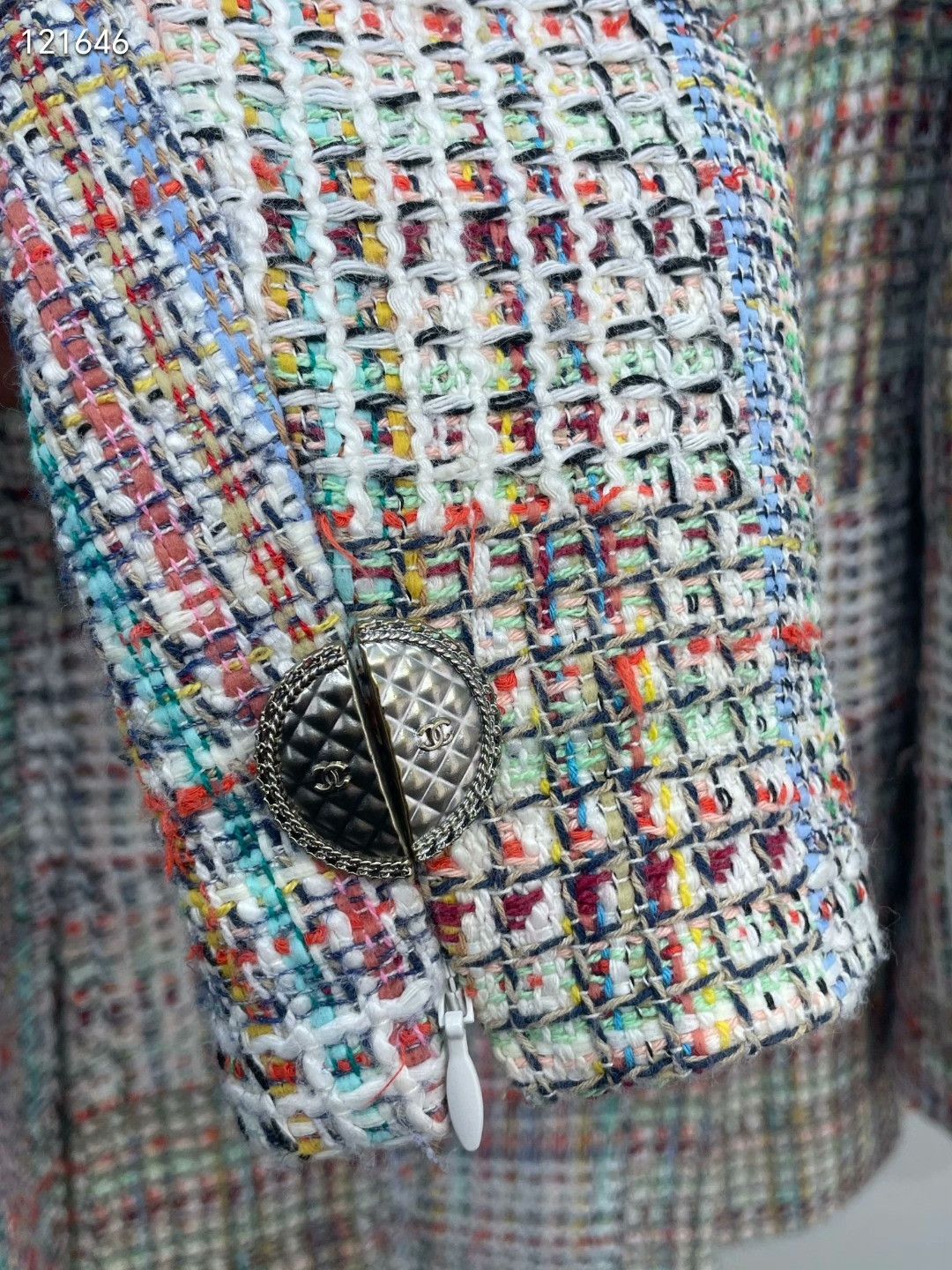 Chanel Chanel Cuba Series Colorful Knit Coat Size XXS / US 00 / IT 34 - 3 Thumbnail