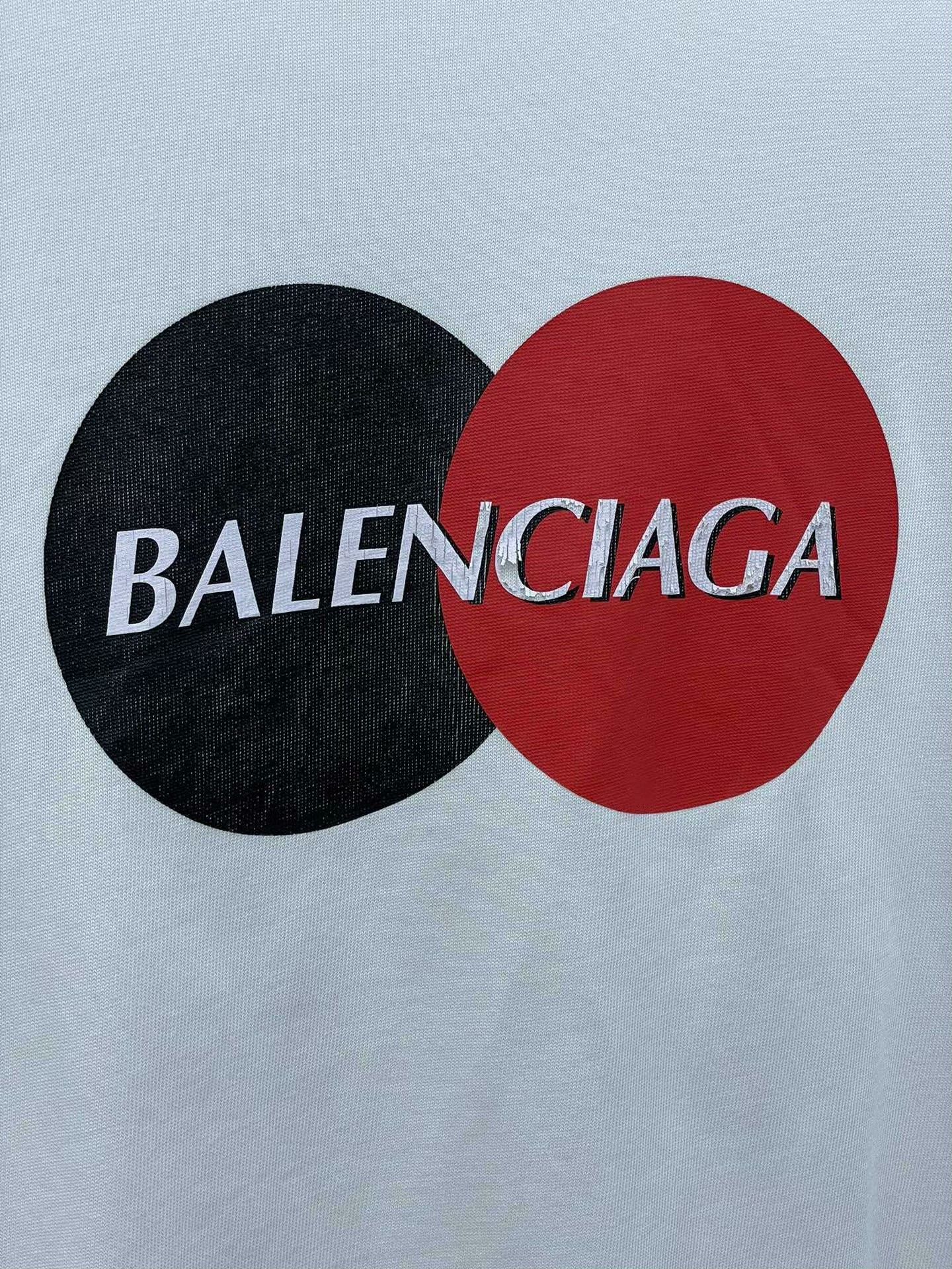 Balenciaga Balenciaga White Logo Short Sleeve Size XXS / US 00 / IT 34 - 3 Thumbnail