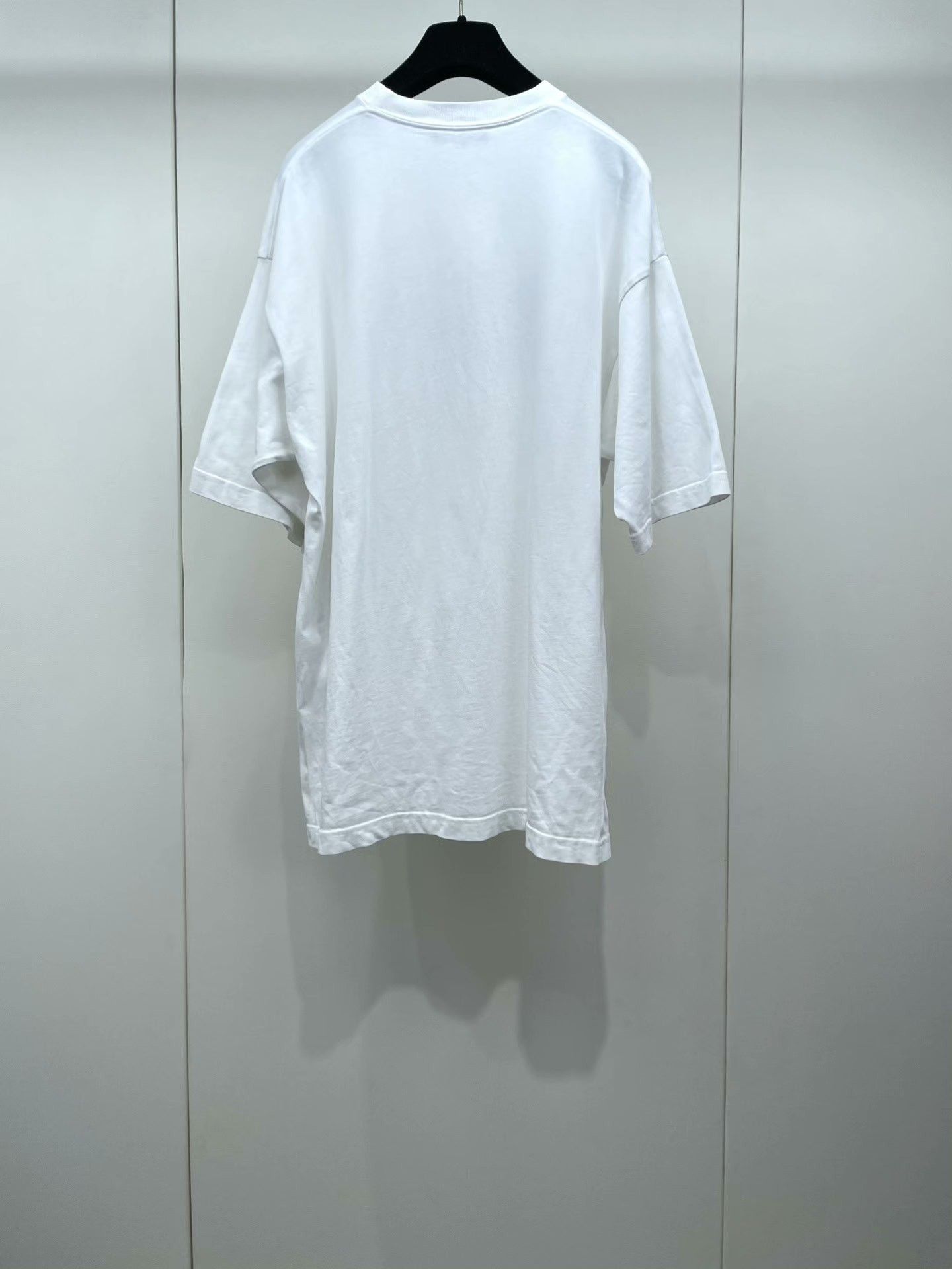 Balenciaga Balenciaga White Logo Short Sleeve Size XXS / US 00 / IT 34 - 2 Thumbnail