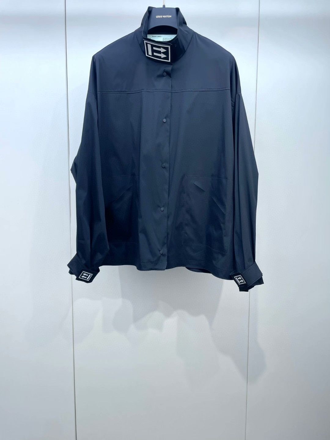 Off-White OFF WHITE Black Letter Trench Coat Size US XXS / EU 40 - 2 Thumbnail