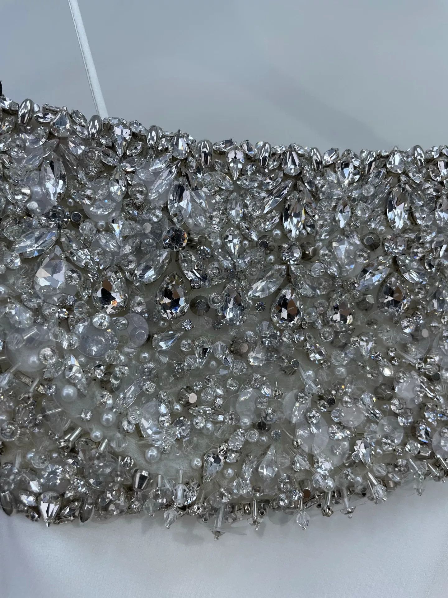 Miu Miu Miu Miu Rhinestone Slip Dress Size S / US 4 / IT 40 - 5 Thumbnail