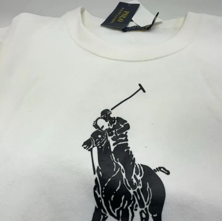Polo Ralph Lauren Polo Ralph Lauren Pattern Letter Print Crewneck Sweatshirt Size US XL / EU 56 / 4 - 7 Thumbnail