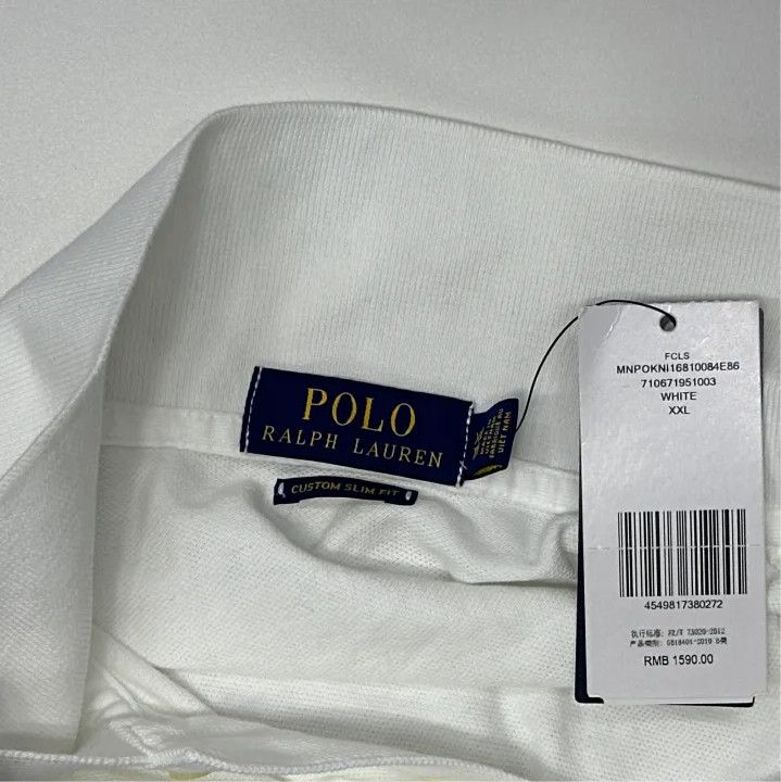 Polo Ralph Lauren Polo Ralph Lauren Long-Sleeve Embroidered Logo Polo Size US XXL / EU 58 / 5 - 2 Thumbnail