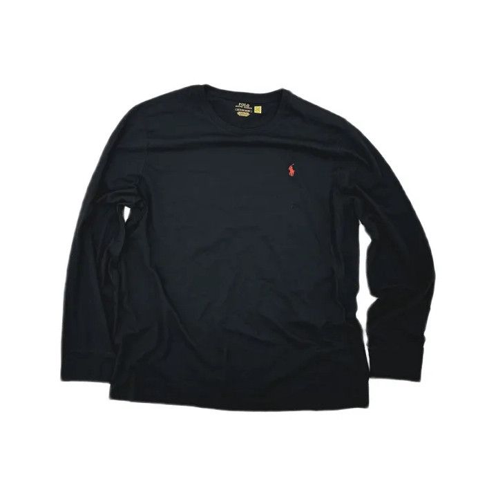 Polo Ralph Lauren Polo Ralph Lauren FW22 Men's Solid Crew Neck Long-Sleeve T-Shirt Size US XL / EU 56 / 4 - 2 Thumbnail