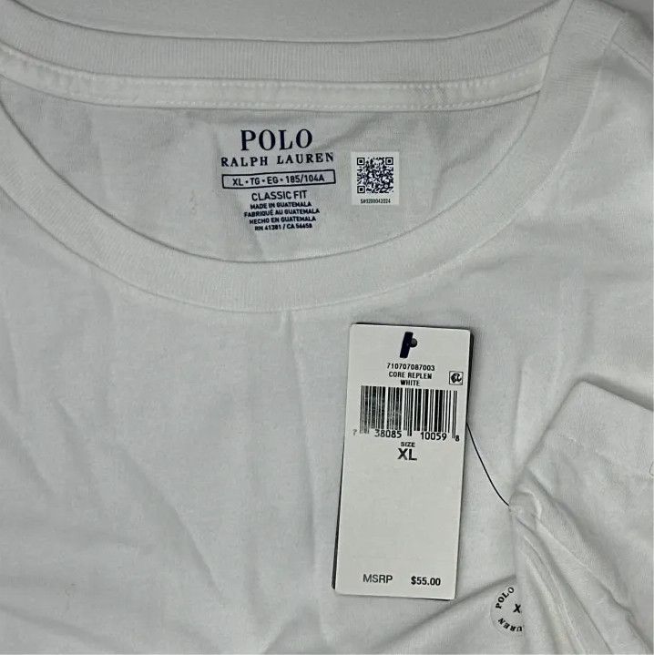 Polo Ralph Lauren Polo Ralph Lauren Logo Embroidered White Short-Sleeve T-Shirt Size US XL / EU 56 / 4 - 2 Thumbnail