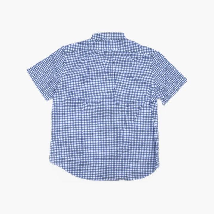 Polo Ralph Lauren Polo Ralph Lauren Blue Check Short-Sleeve Shirt Size US L / EU 52-54 / 3 - 3 Thumbnail