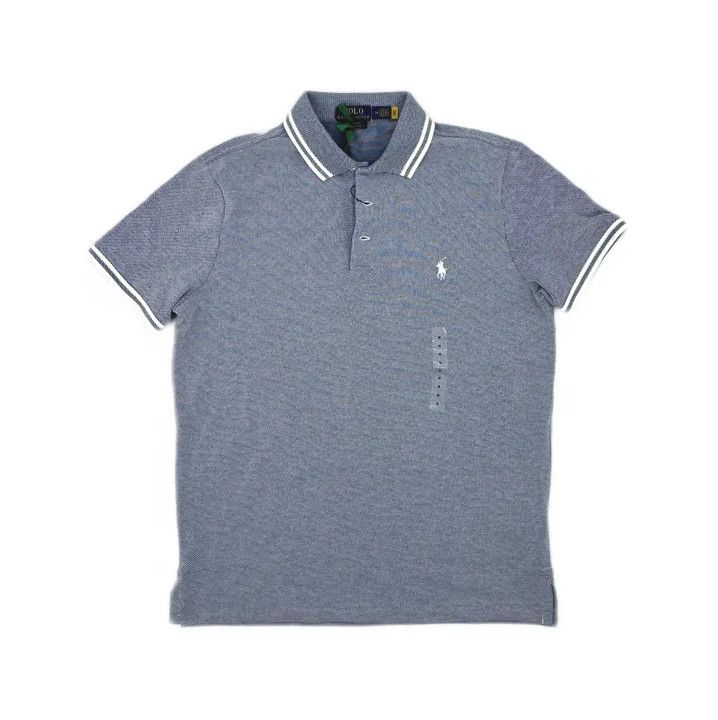 Polo Ralph Lauren Polo Ralph Lauren Logo Stripe Trim Men's Polo Size US M / EU 48-50 / 2 - 2 Thumbnail