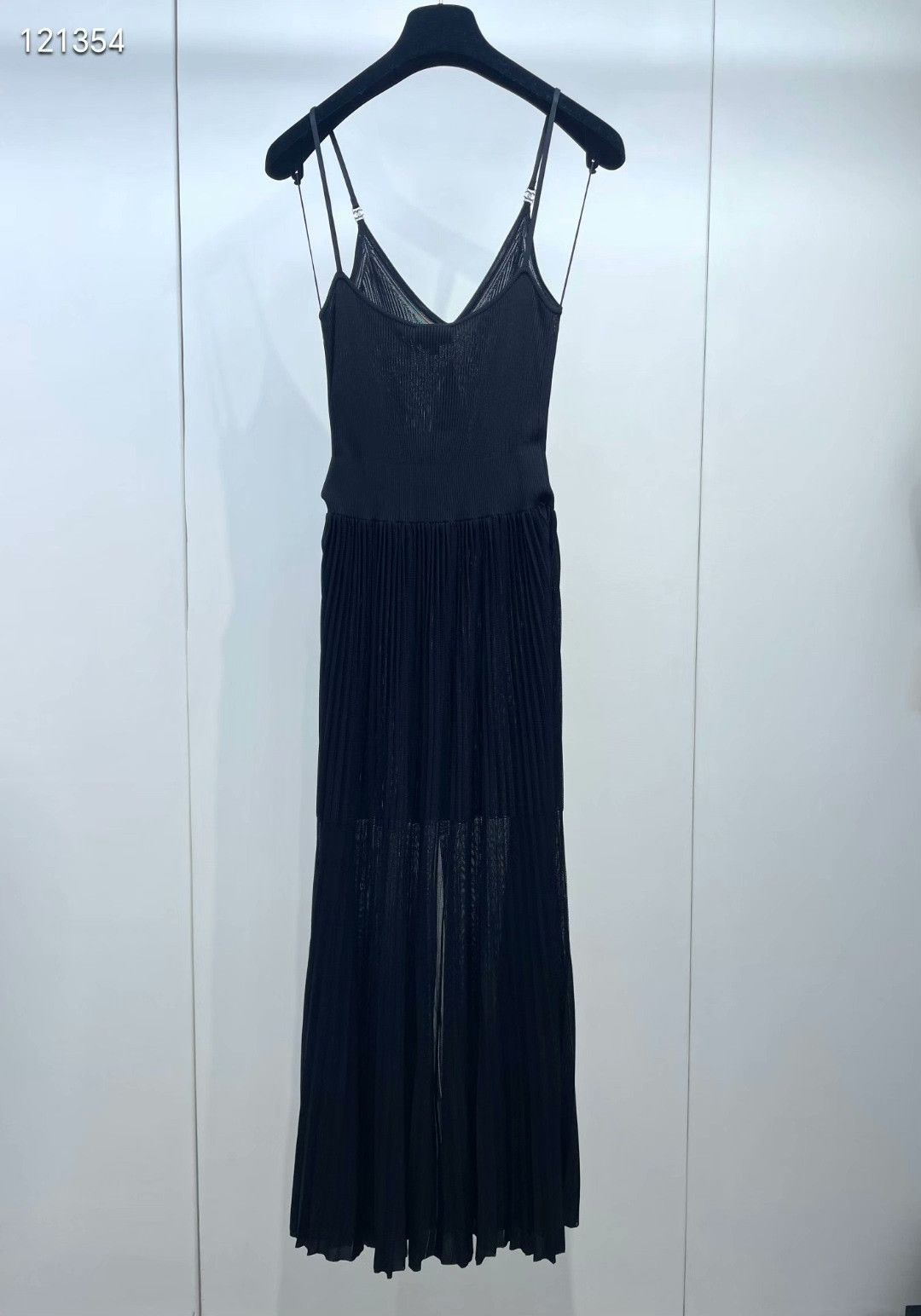 Chanel Chanel 23P Black Knit Camisole Dress Size XXS / US 00 / IT 34 - 2 Thumbnail